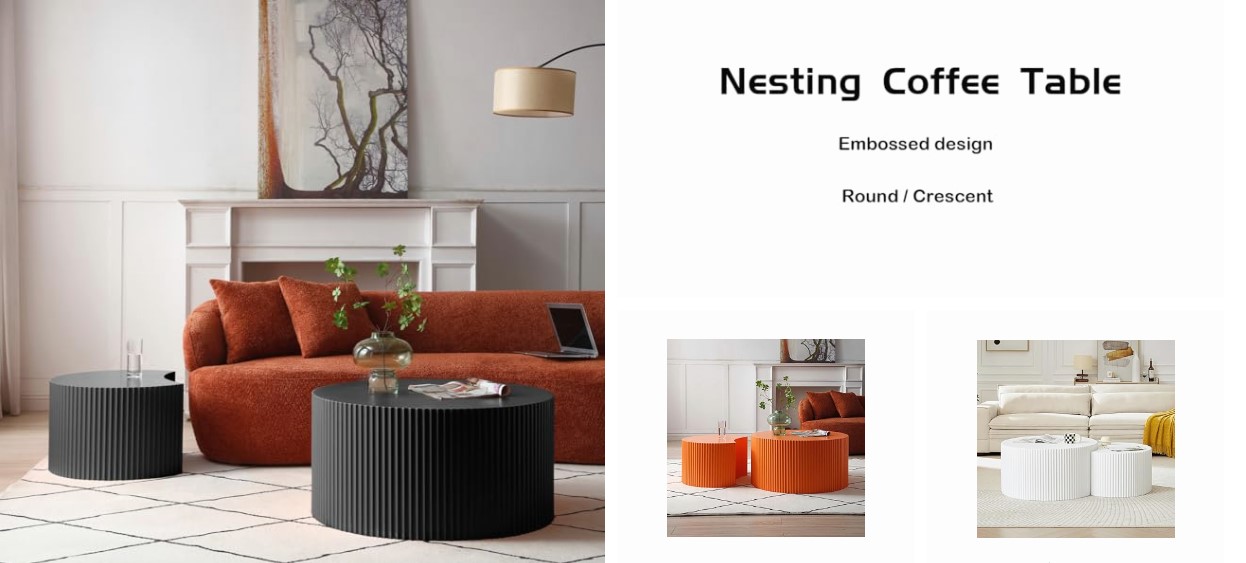 williamspace nesting coffee table